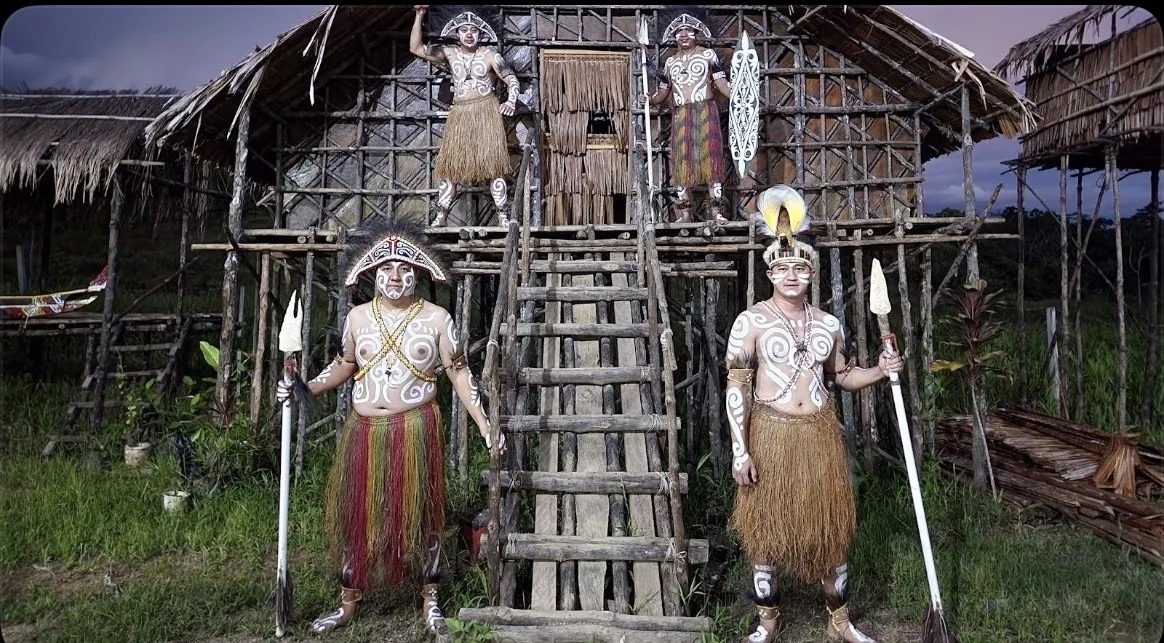 Traditional Papua costume